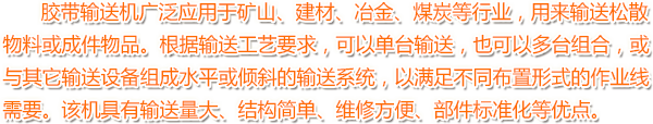 胶带输送机